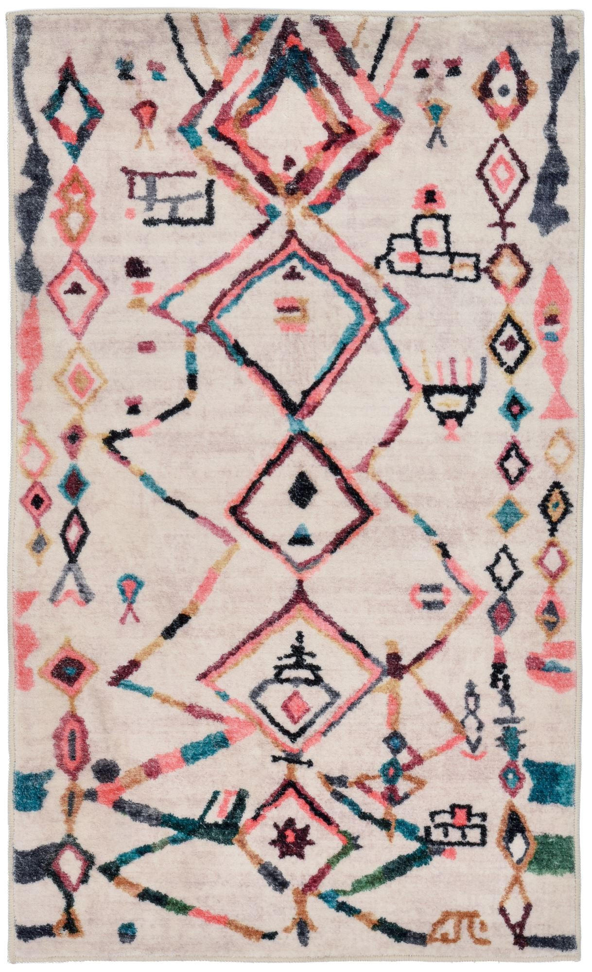 BADTEPPICH Ariella Bunt 50x60 cm - Multicolor, Textil (50/60cm) - Gino Falcone