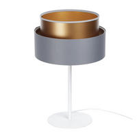 TISCHLAMPE Grau 30/45 cm - Braun, Kunststoff (30/0.7/45cm) - ONZENO