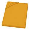 JERSEY-SPANNBETTLAKEN 90x200 - 100x200 Feine Bettlaken aus 100% Baumwolle, Spannbetttuch Laken Uni Gold - Goldfarben, Textil (100/200cm) - Carpe Sonno