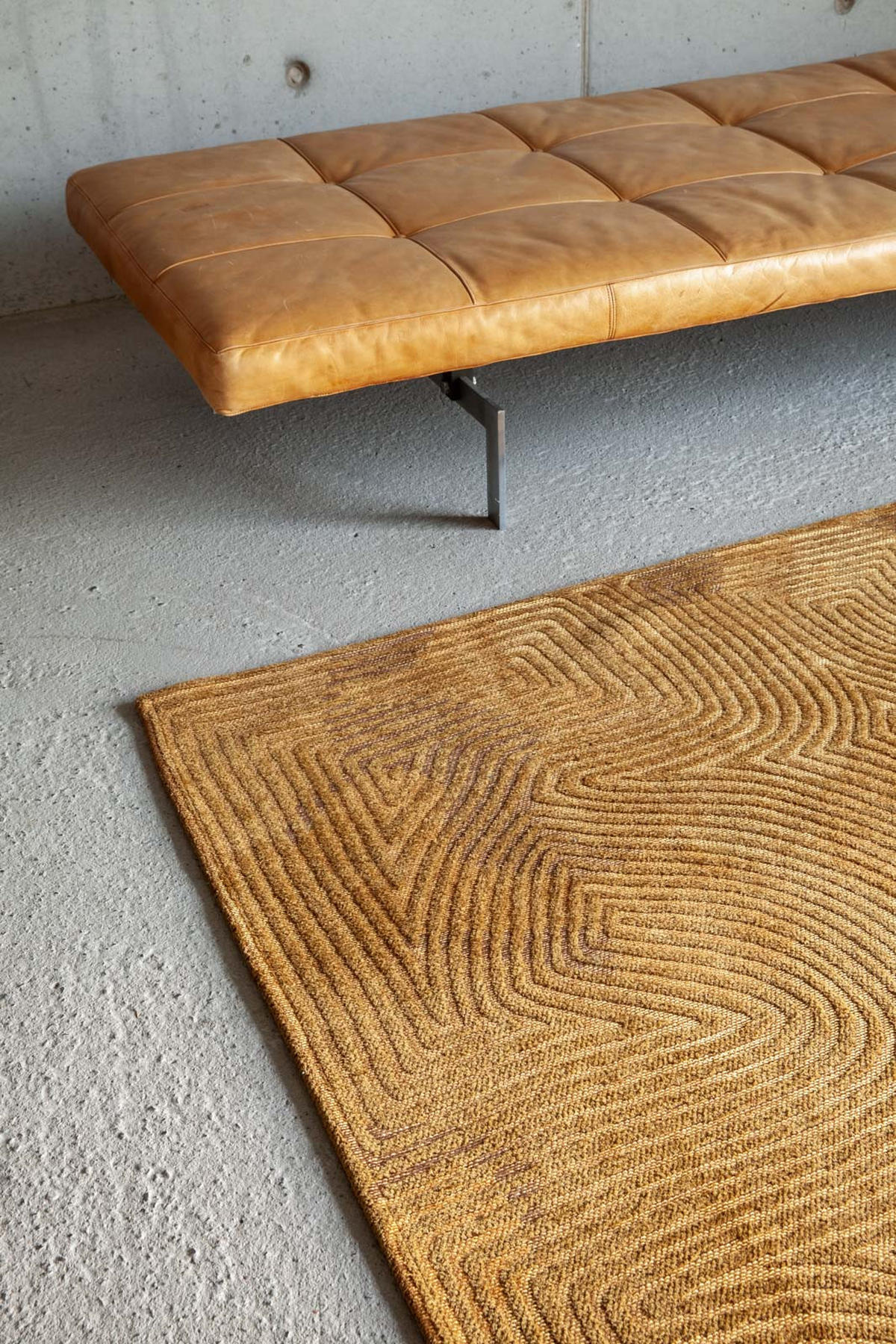 TEPPICH In-/Outdoor Flachgewebe GOLD PULP 80 x 250 cm - Gelb, Textil (80/250cm) - Novatrend