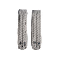 SOCKEN Renneso, Grau, 11x44x5cm, Warm Christmas Weihnachtsdeko - Grau, Textil (11/1/43.5cm) - home&you