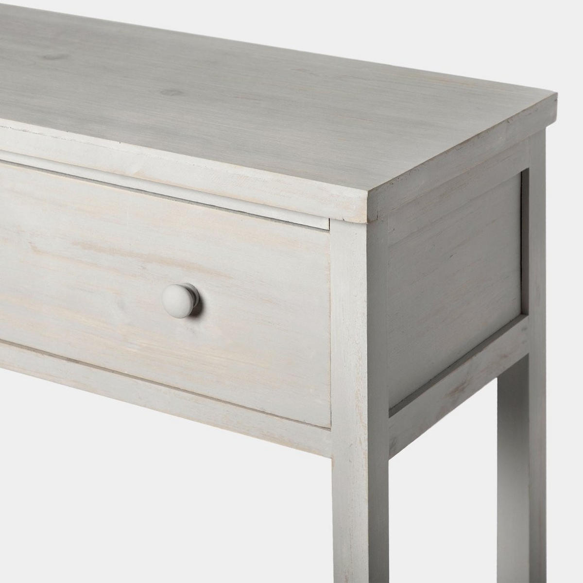 KONSOLENTISCH FÜR DIE EINGANGSHALLE Folk Grau 80 cm x 85 cm - Grau, Holz (30/80/85cm)