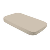CEARȘAF cu elastic pentru bebe 7in1 - cappuccino, material textil (73/124cm) - waldin