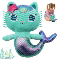 PLÜSCHTIER Meerjungfrau Katze 25 cm - Multicolor, Textil (5/10cm)