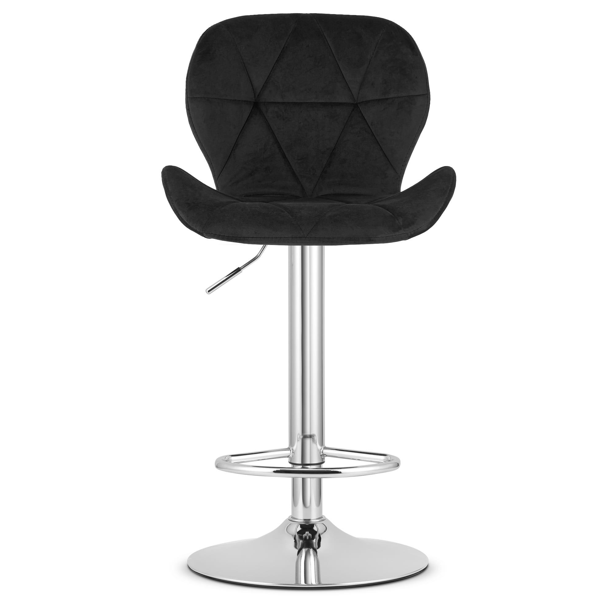 Thumbnail - Valora Barhocker, Schwarz, Textil, 2-Sitzer, 46x111x48.5 cm, Esszimmer, Barmöbel, Barhocker