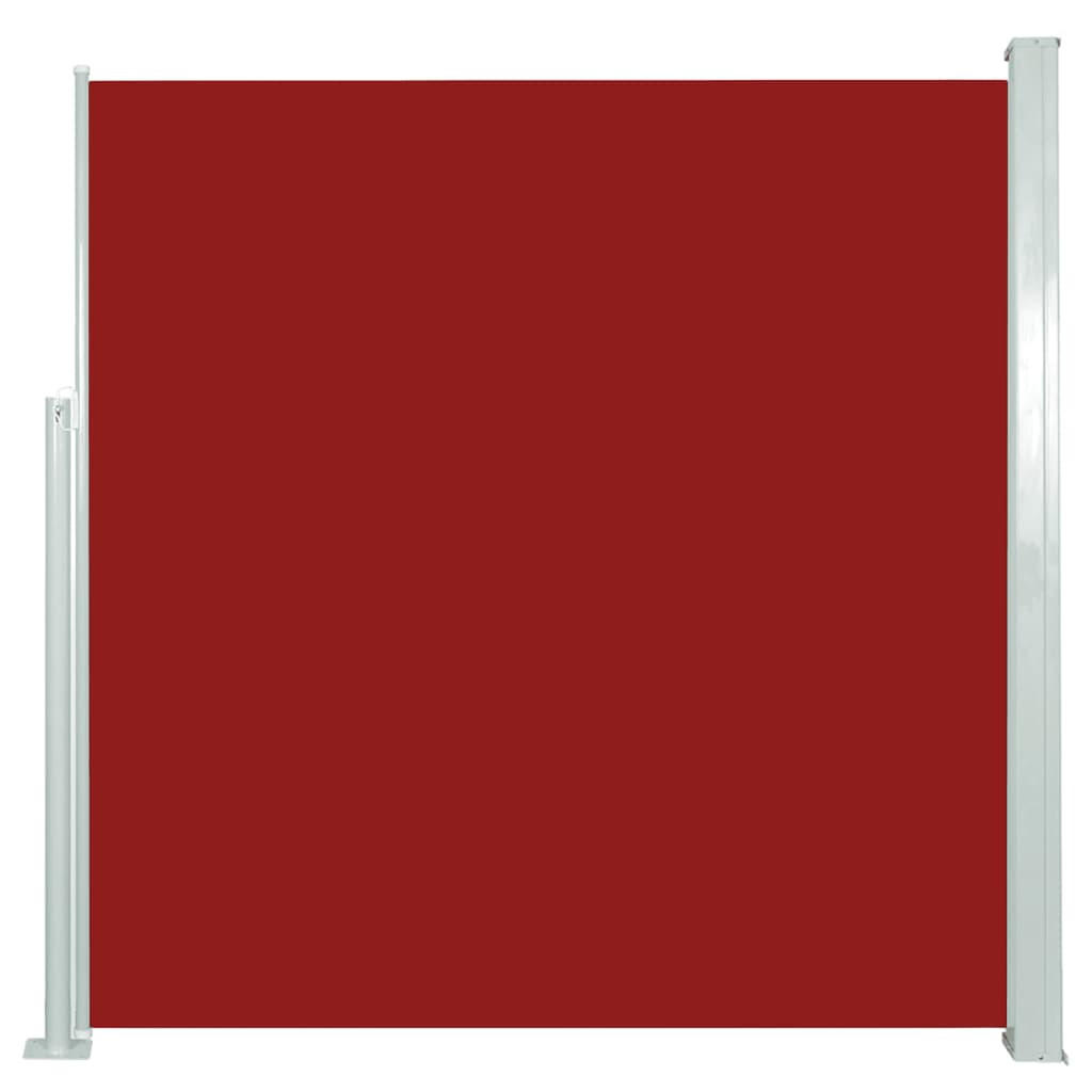 AUSZIEHBARE Seitenmarkise 140x300 cm Rot - Rot, Textil (3/140/300cm) - furnicato