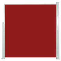 AUSZIEHBARE Seitenmarkise 140x300 cm Rot - Rot, Textil (3/140/300cm) - furnicato