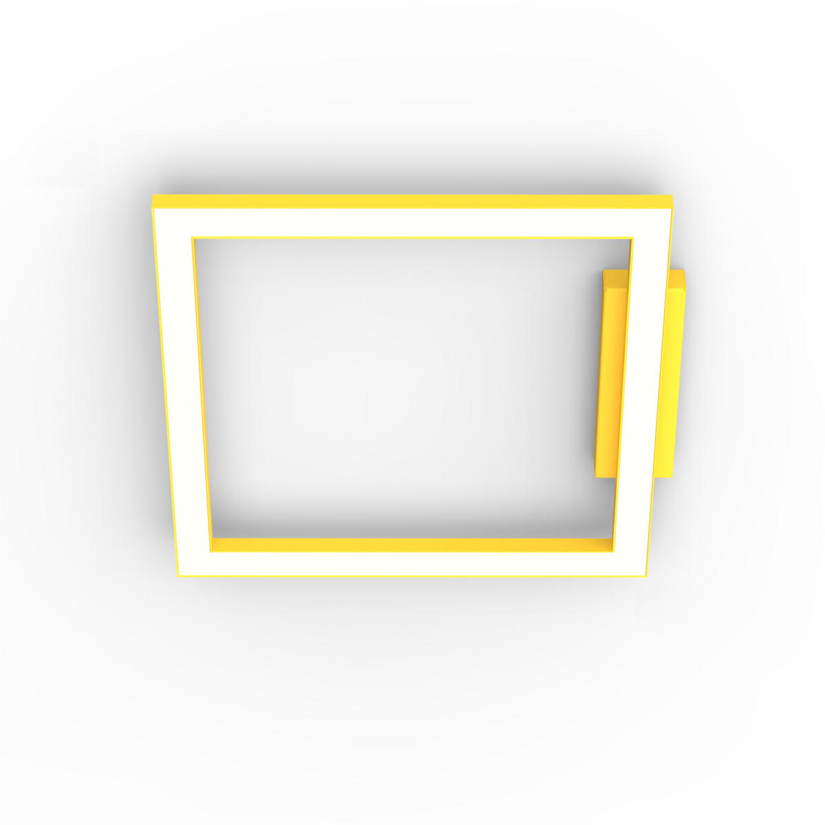 LED-DECKENLEUCHTE - Gelb, Metall (40/40/100cm) - Lumicom