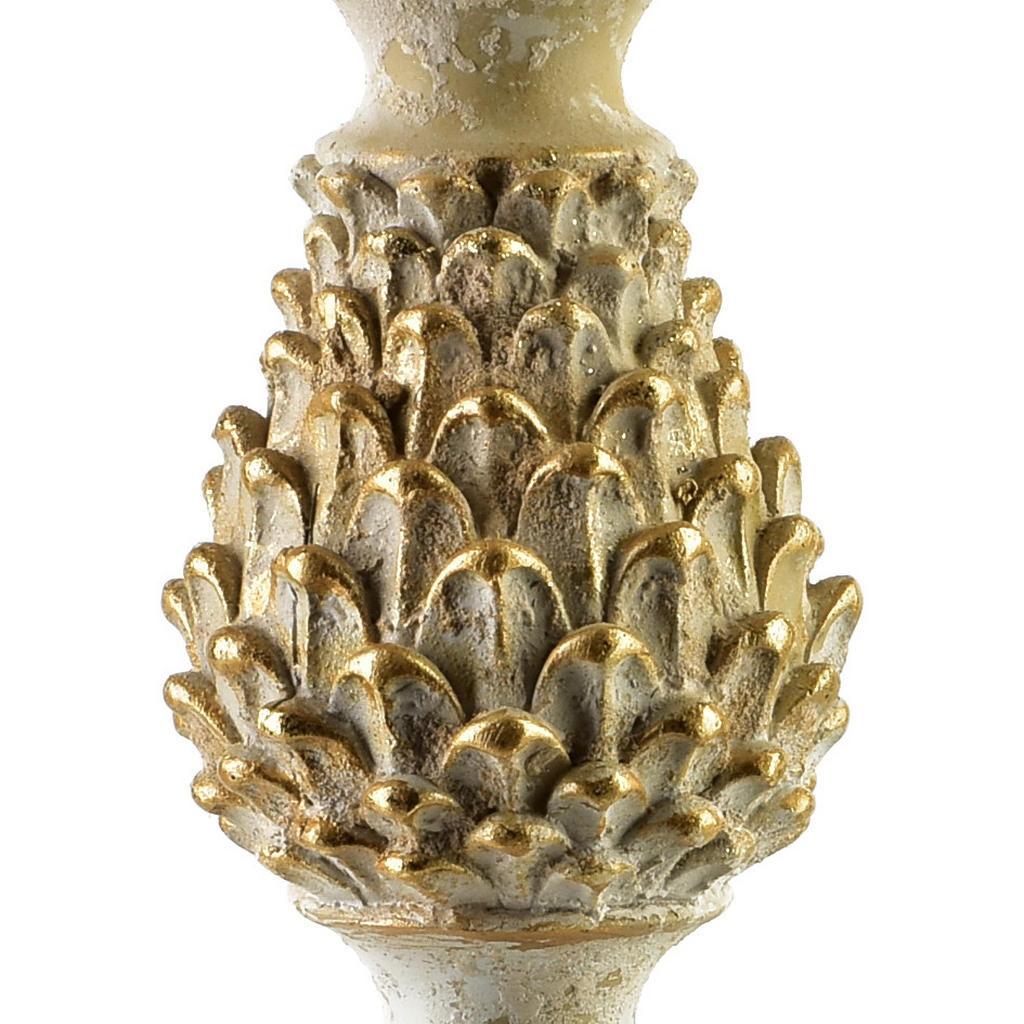 Thumbnail - Mondex Kerzenhalter, Weiß, Kunststoff, 9.5x19x9.5 cm, Dekoration, Kerzen & Zubehör, Kerzenhalter