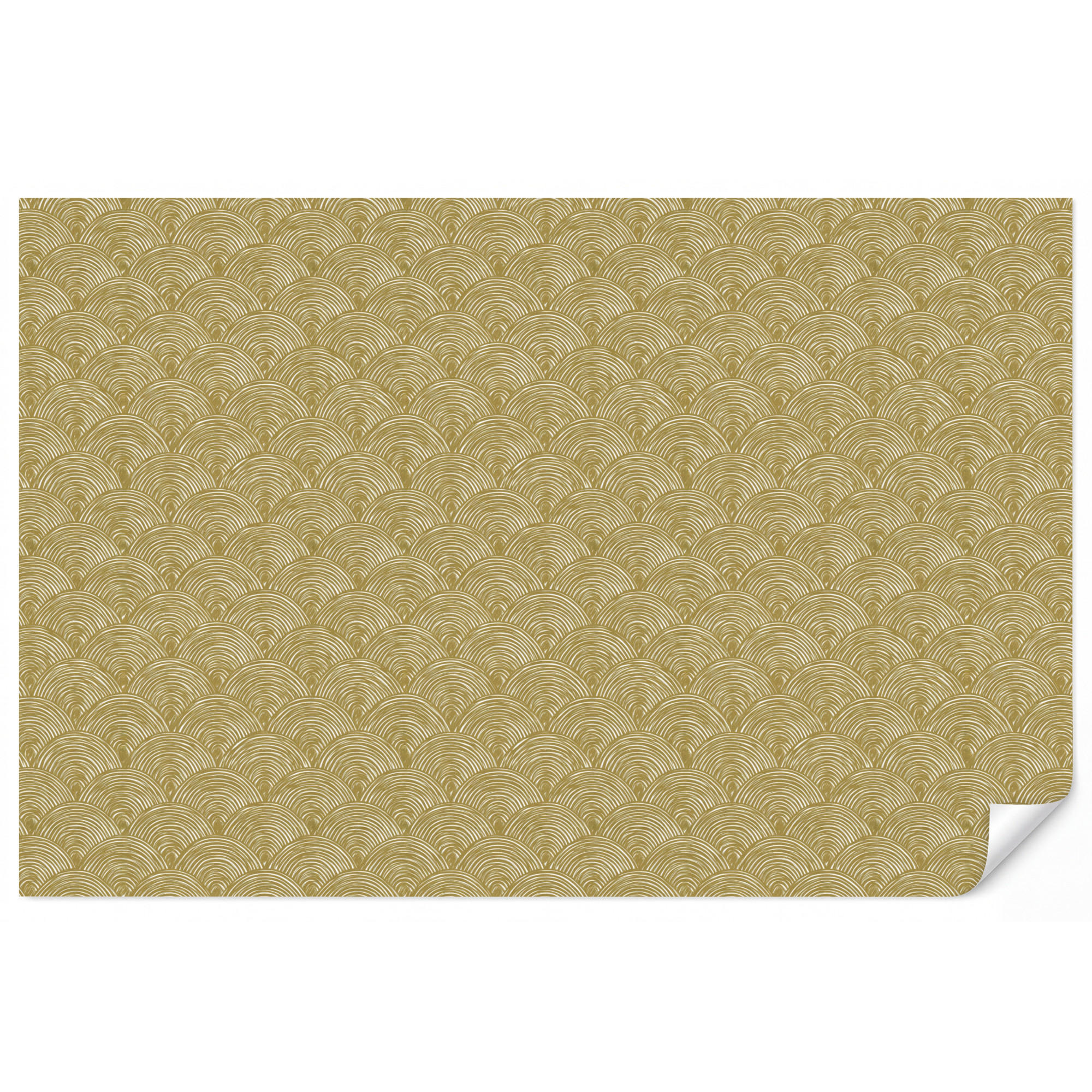 OnlyWow Tapete Gold 300x200 cm