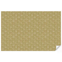 TAPETE - Fächer - Geometrisch - Grün - 300x200 cm - Goldfarben, Papier (300/200cm) - OnlyWow