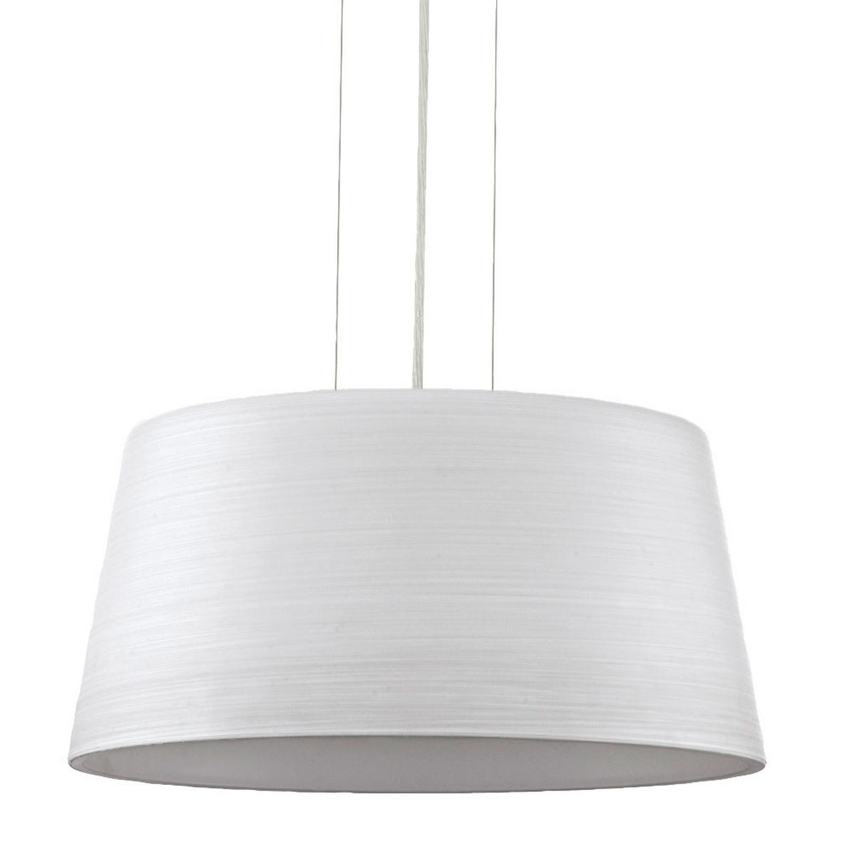 LED HÄNGELEUCHTE BIBRO Silber Glas - Silberfarben, Glas (39.5/39.5/110cm)