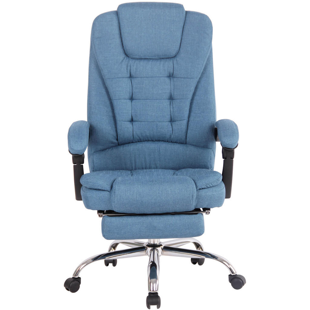 Thumbnail - TPFLiving Bürostuhl, Blau, Textil, 67x125x68 cm, Arbeitszimmer, Bürostühle, Drehstühle