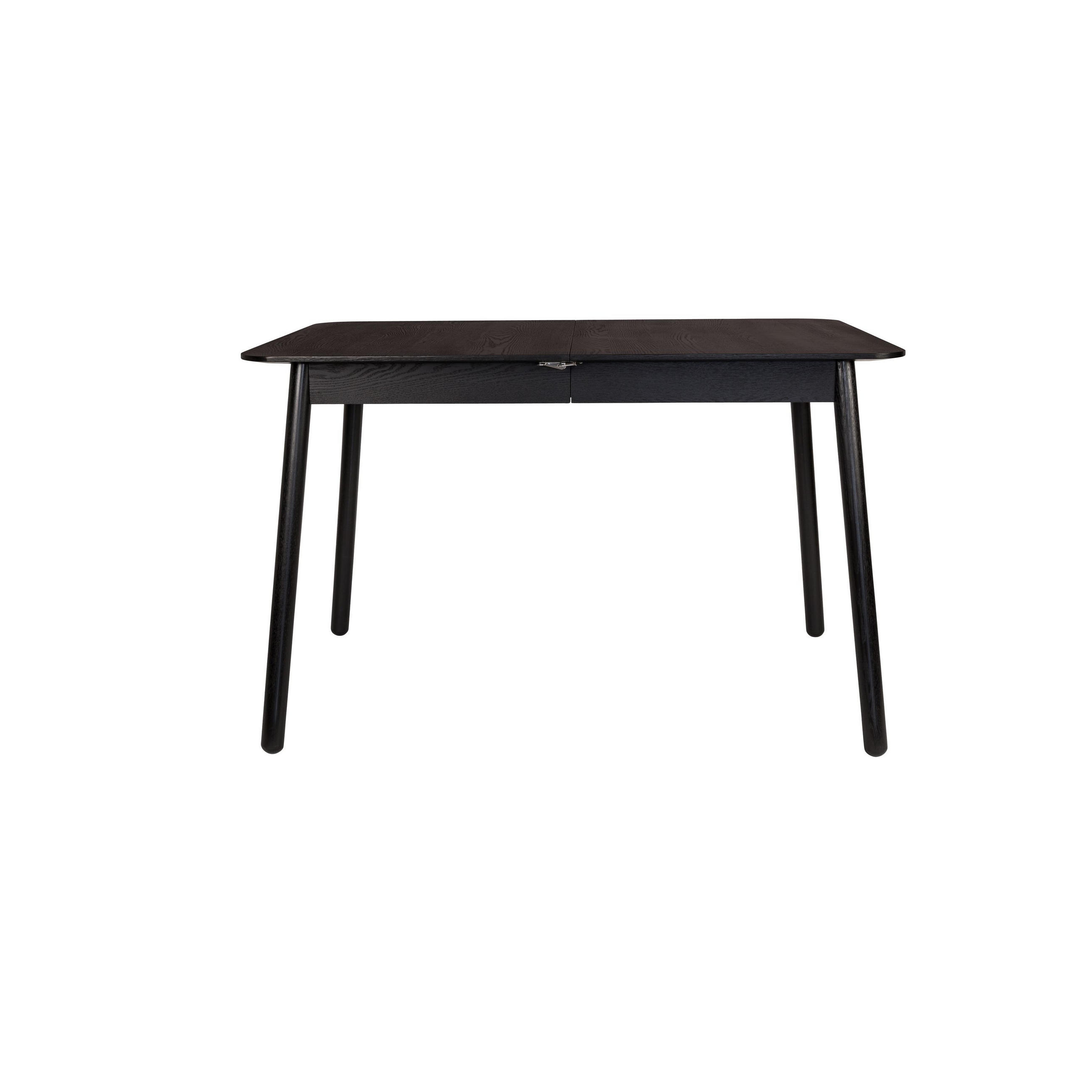 ESSTISCH Glimps Ausziehbarer 120/162x80 cm Schwarz - Schwarz, Holz (120/80/76cm) - Zuiver