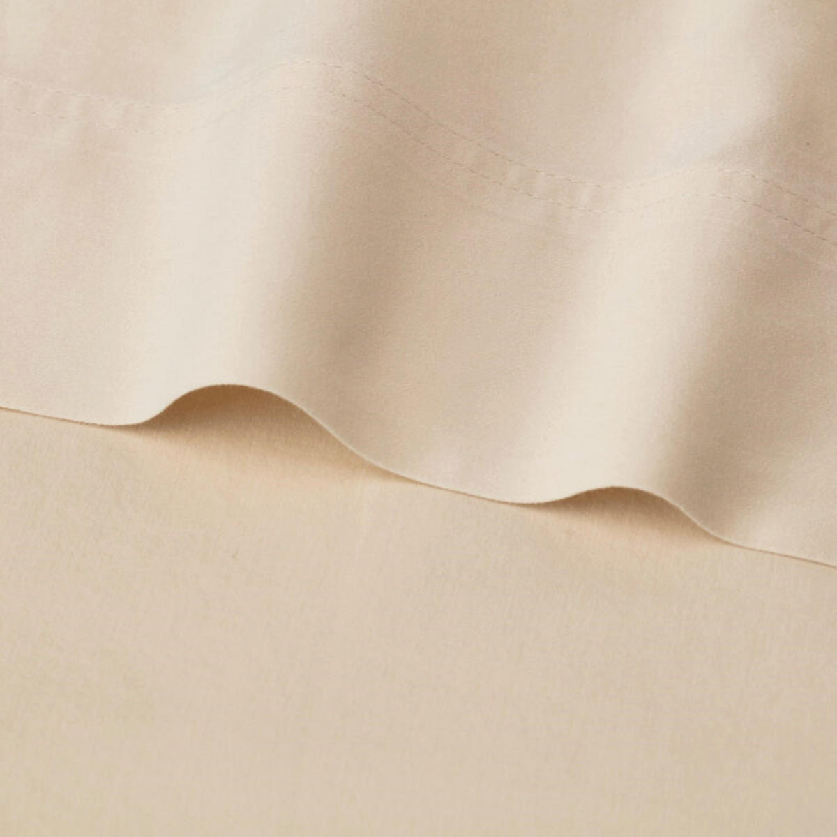 BETTLAKEN. Baumwolle 100%. Satin 300 Fäden. “LISBON” - Creme, Textil (220/280cm) - SOWL