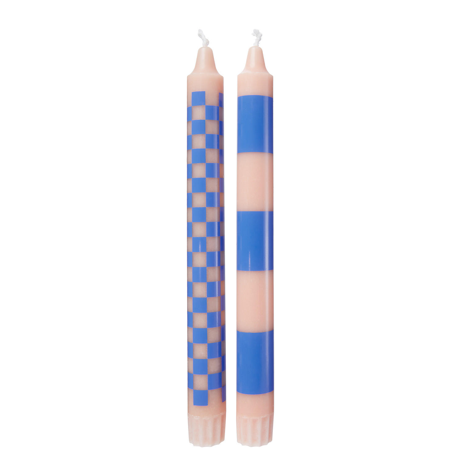 Butlers Kerzen Blau, Beige 2.5x25x2.5 cm