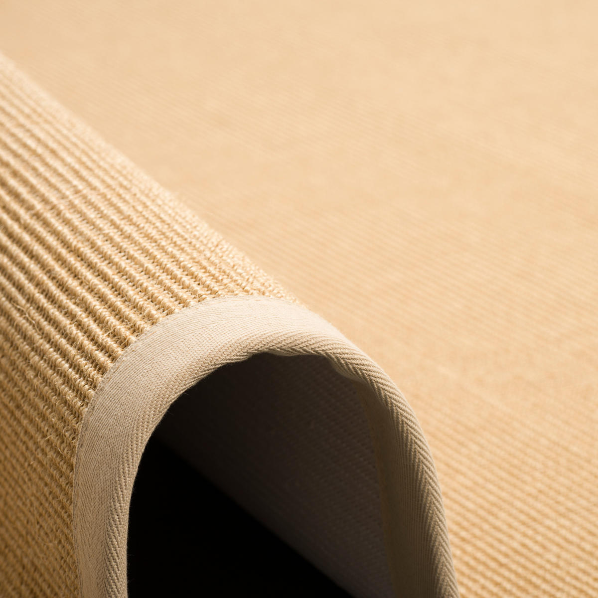 SISALTEPPICH NATURA KLASSISCH MIT BORDÜRE - Beige, Textil (150/150cm) - Pergamon