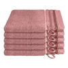 WASCHHANDSCHUHSET Skyline Color - 5-teilig - 16 x 22 cm - Altrosa - Altrosa, Textil (16/22cm) - SCHIESSER