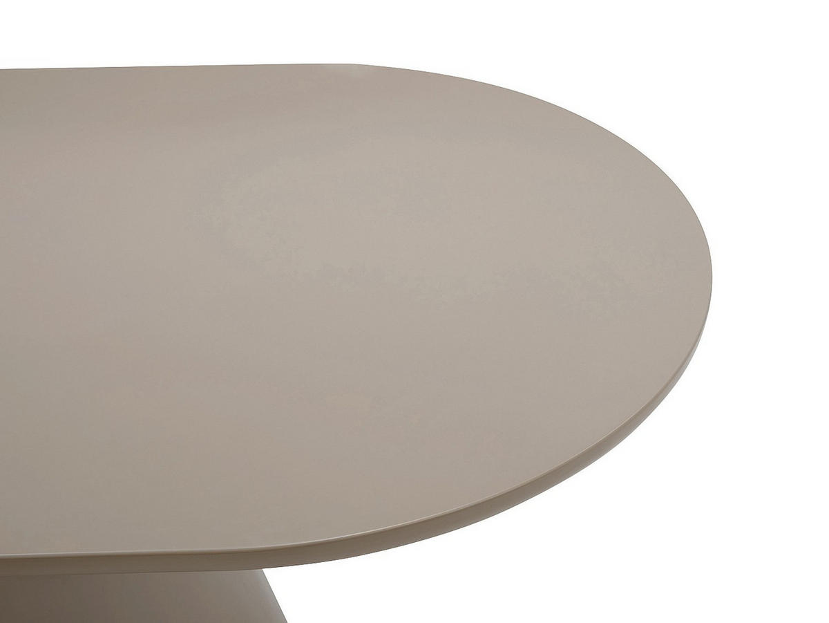 ESSTISCH 6 Personen - MDF - Taupe - VALIANA - Braun, Holz (90/180/76cm) - Pascal Morabito