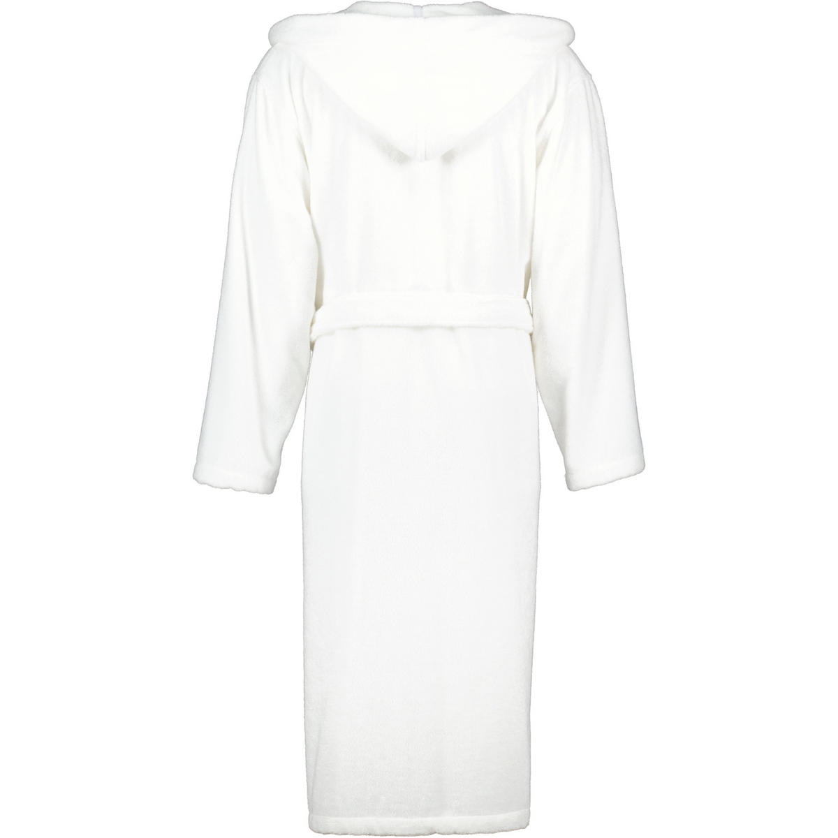 BADEMANTEL HERREN KAPUZE UNI 829 WEISS - 67 - Weiß, Textil (Lnull) - Cawoe