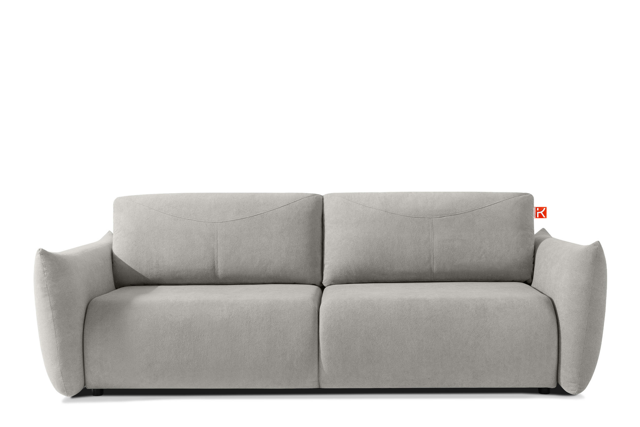 3-SITZER-SOFA LAVIS, Grau - Grau, Holz/Textil (242/87/111cm) - KONSIMO®