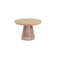 ESSTISCH Cone Bis - Kupferfarben/Sonoma Eiche, Holzwerkstoff/Metall (120/120/76cm) - Meblini