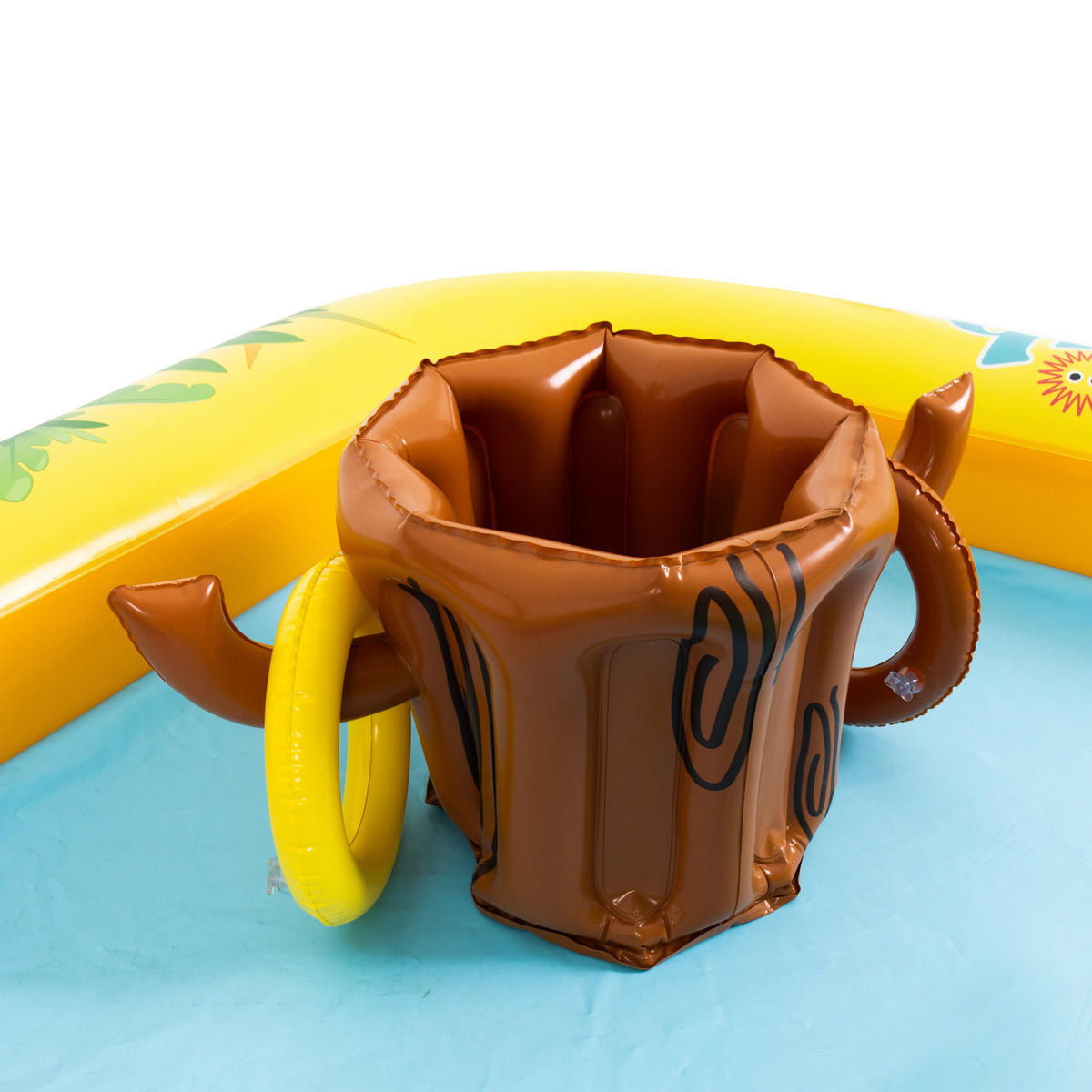 WASSERSPIELCENTER Tiere 214 x 167 x 85 cm mit Rutsche Sprinkler und Spielzubehör - Multicolor, Kunststoff (214/167/85cm) - Avenli