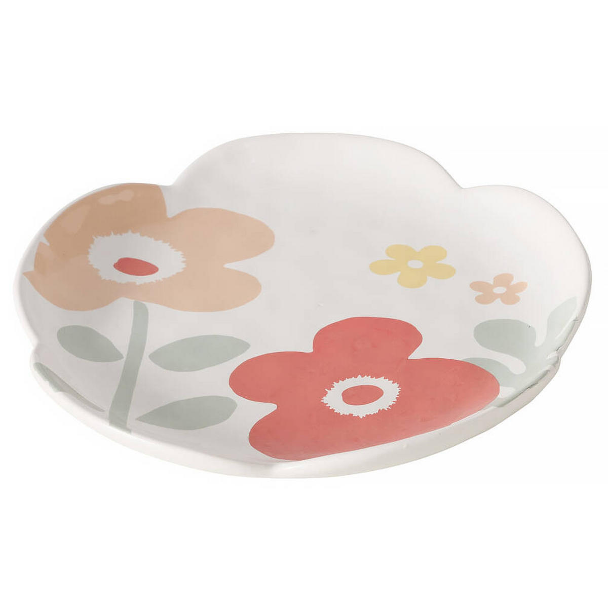 TELLER Crysanto Ø 21 cm - Multicolor, Keramik (21cm) - Boltze Home