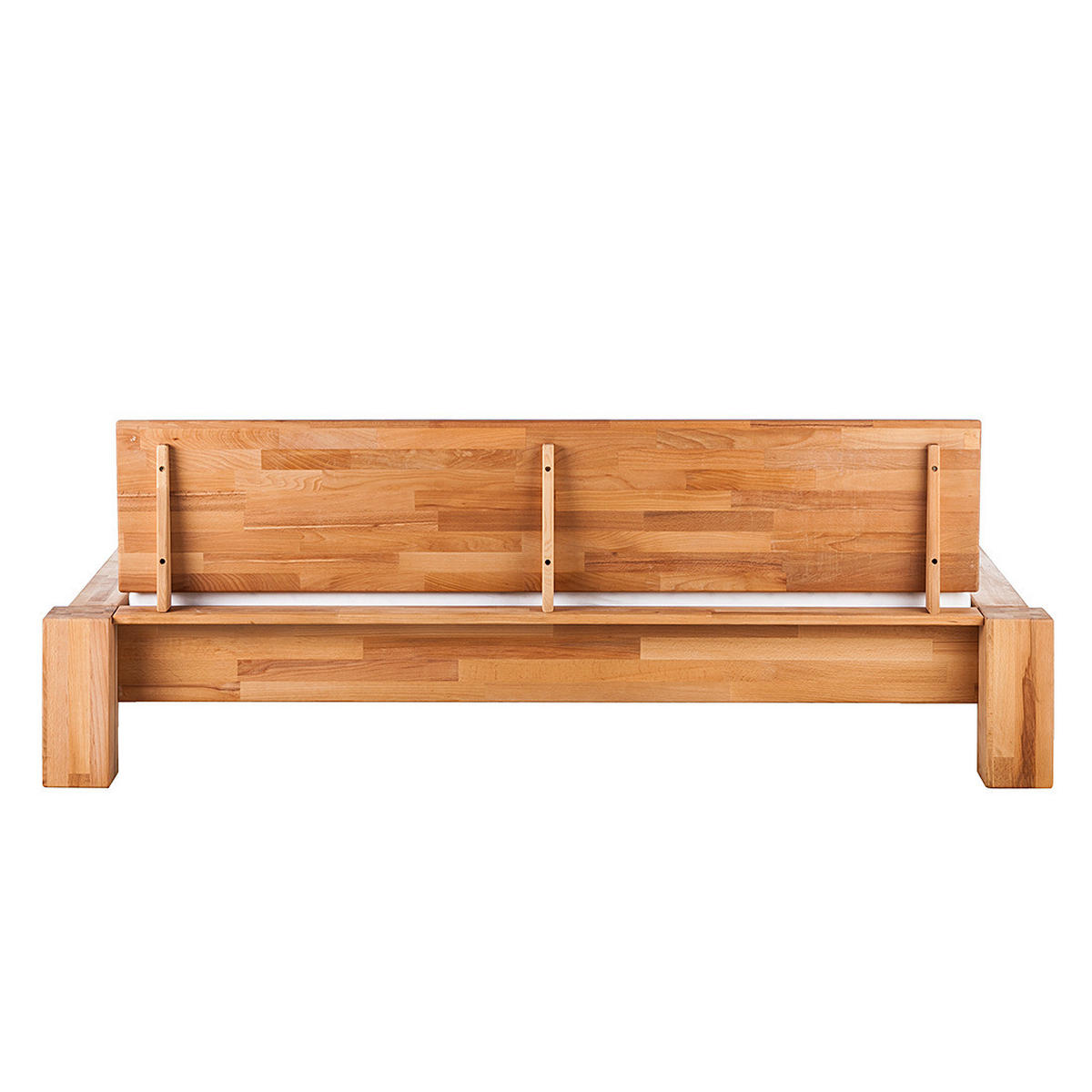 BETT - Massivholz - Kernbuche, Holz (180/200cm) - home24