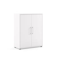 BÜRO-AUFBEWAHRUNG, Prisme, Weiß, Spanplatte foliert, 89 x 40 x 113 cm - Weiß, Holzwerkstoff (89/113/40cm) - ebuy24