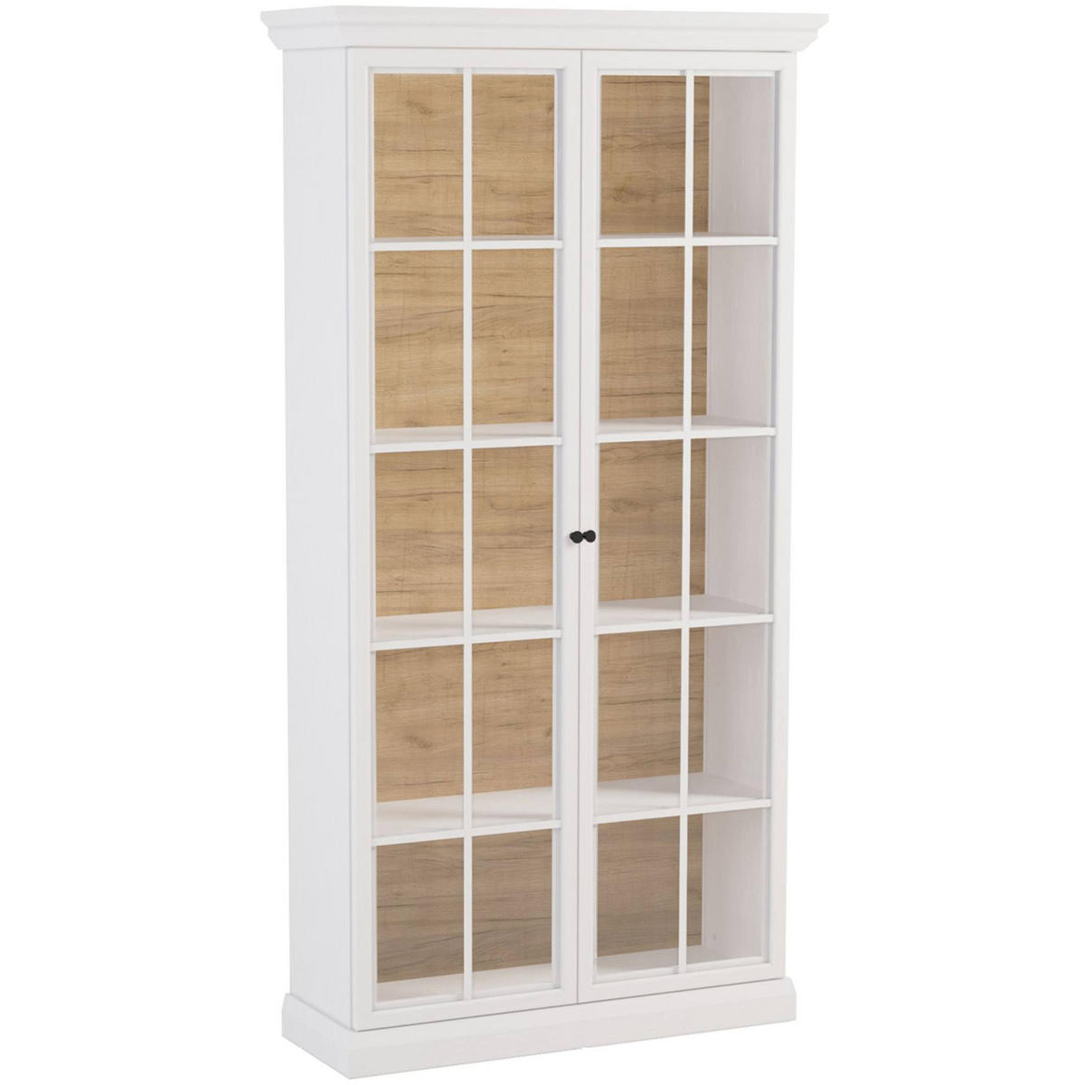 VITRINE KATRIA, Weiß - Weiß, Holzwerkstoff (103/200/37cm) - KONSIMO®
