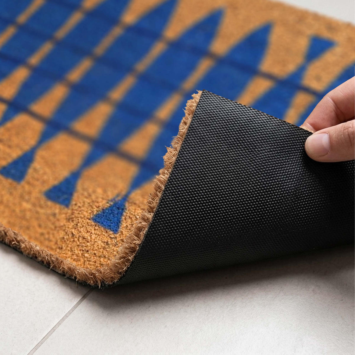 ROHOŽ - viacfarebná, textil/plast (60/40cm) - Relaxdays