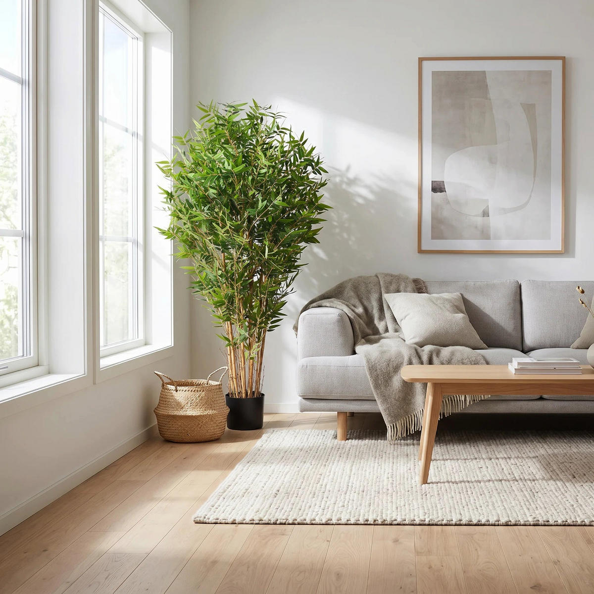 KUNSTBAUM Künstlicher Bambus – Renjirō 150 cm - Grün, Kunststoff (150cm) - aplanta
