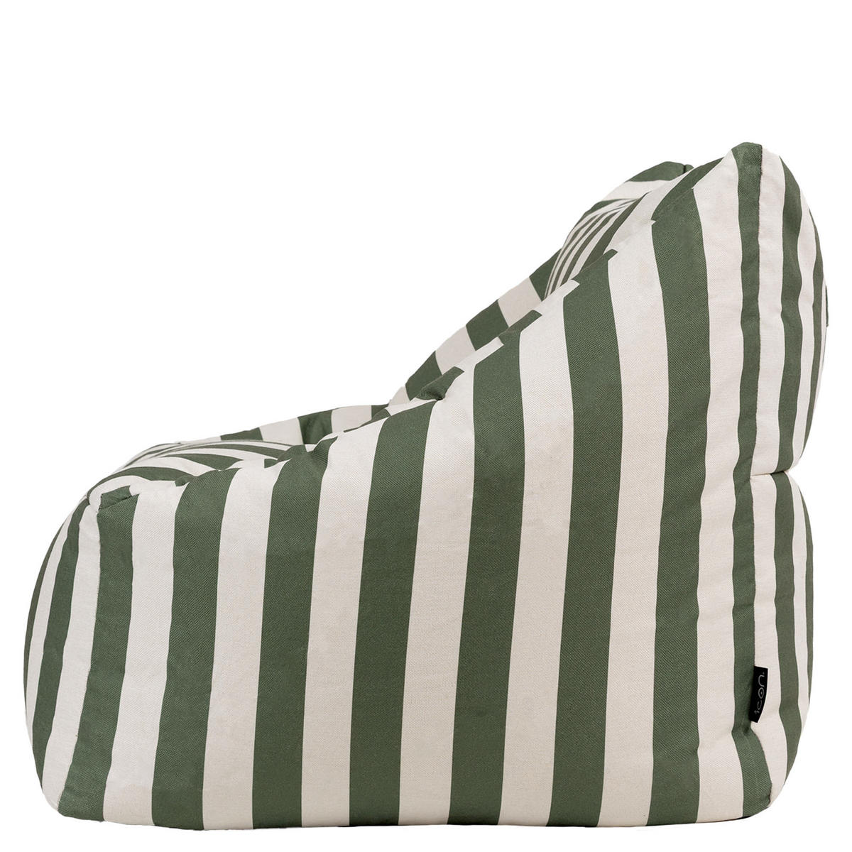 SITZSACK Sessel Natalia Streifen - Olivgrün, Textil (97/73/84cm) - icon