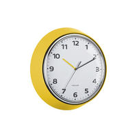 WANDUHR Modern Retro Ø34 cm - Gelb, Metall (34/1/34cm) - Karlsson