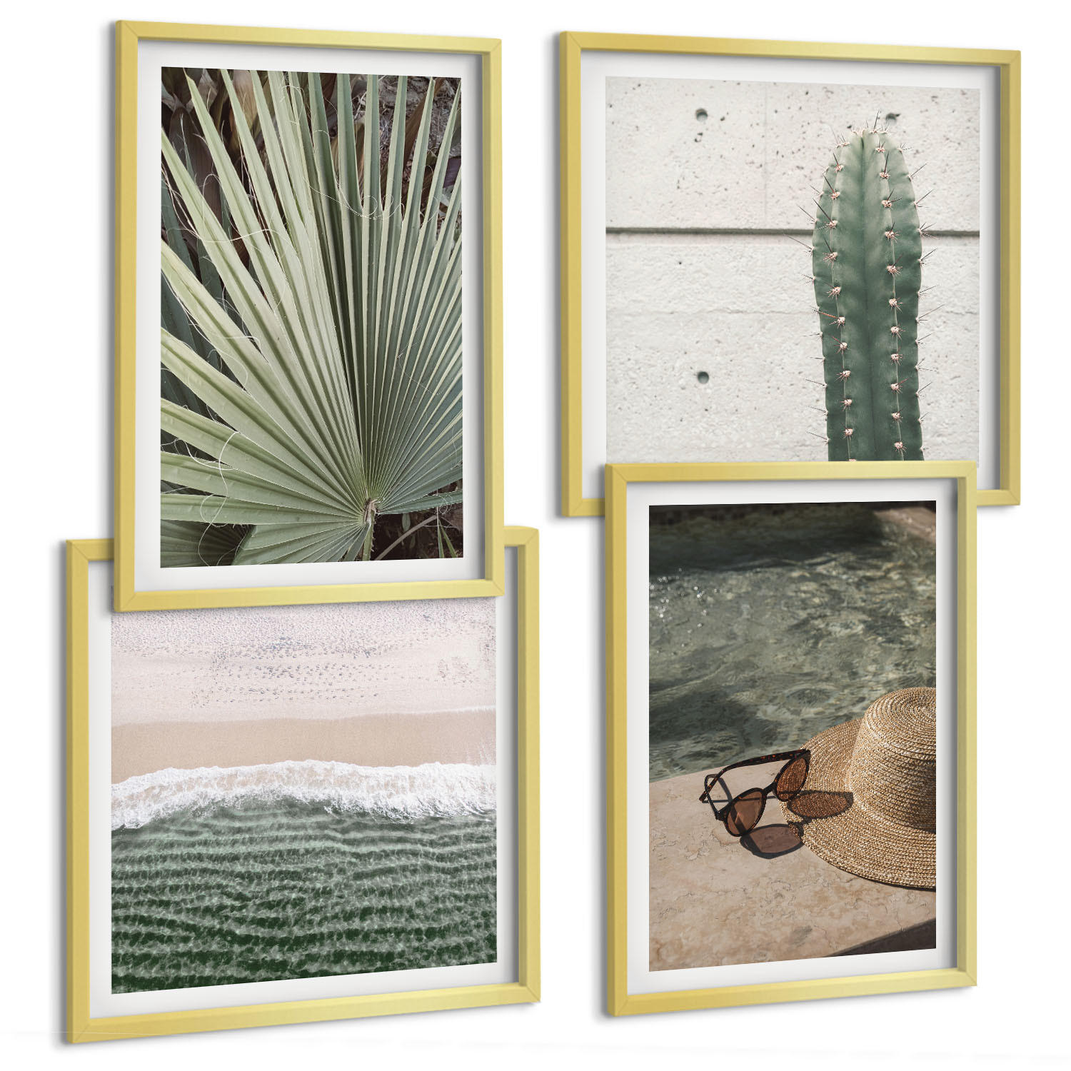 Tulup Bilder Gold 50x50 cm