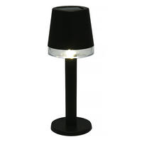 SOLARLAMPE Basic Schwarz 8/8/21 cm Kunstoff - Schwarz, Kunststoff (8/8/21cm) - Mondex