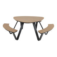PICKNICK-SET Arezzo - Anthrazit - 114,5/212/74 cm - Dunkelgrau, Metall - Lesli Living