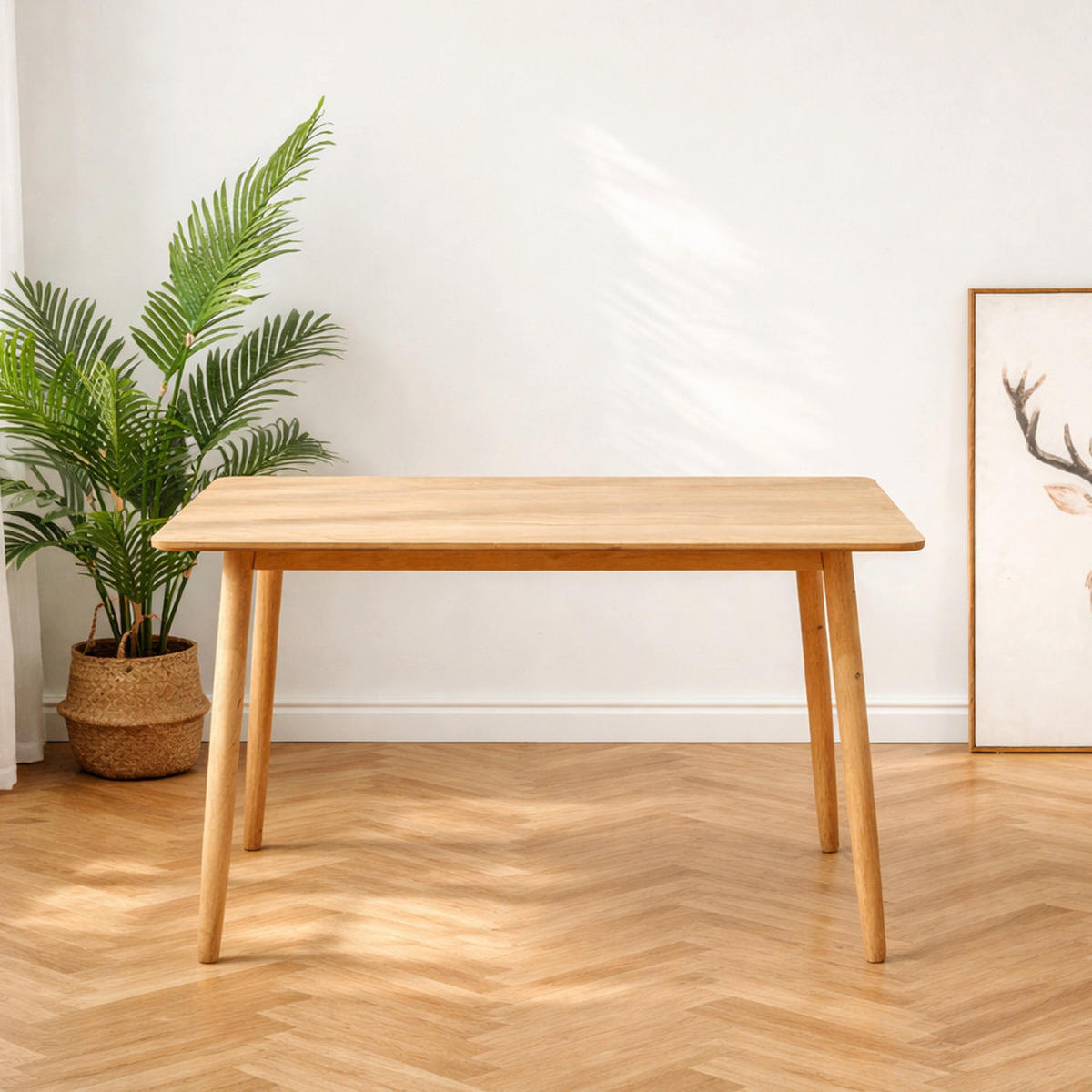 ESSTISCH Rechteckig Braun 120 x 75 x 75 (cm) - Braun, Holz (75/120/75cm) - Nordlys