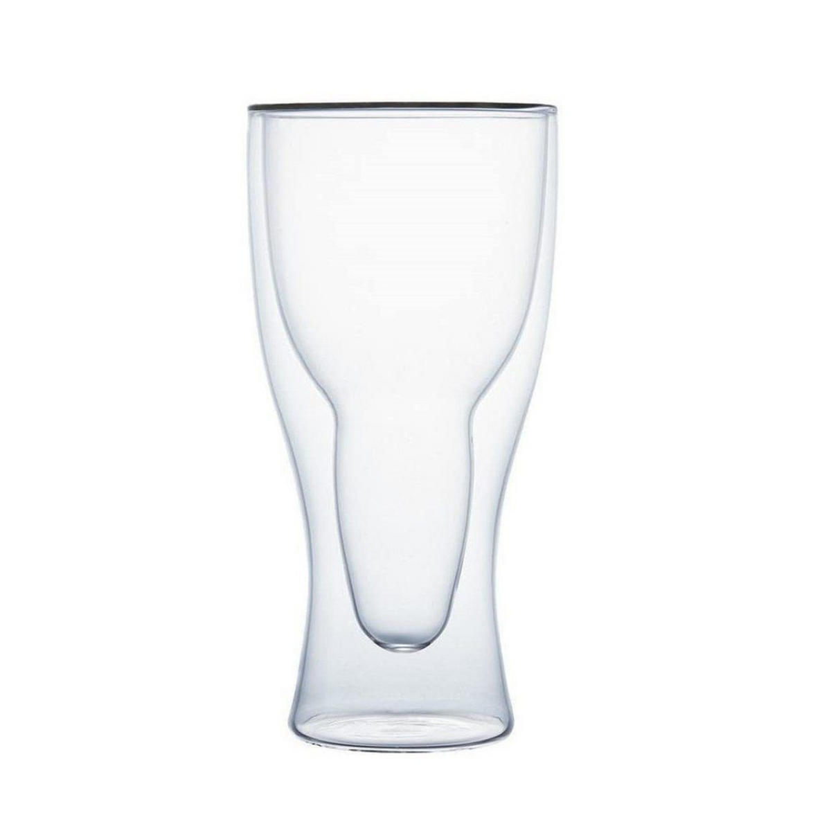 LATTE MACCHIATO GLÄSER - Klasique 12er- 400ml, Doppelwand Thermogläser, Gläserset, hitzebeständig Kaffeegläser, Schwebeeffekt Doppelwandig Glas - Transparent, Glas - JUNG