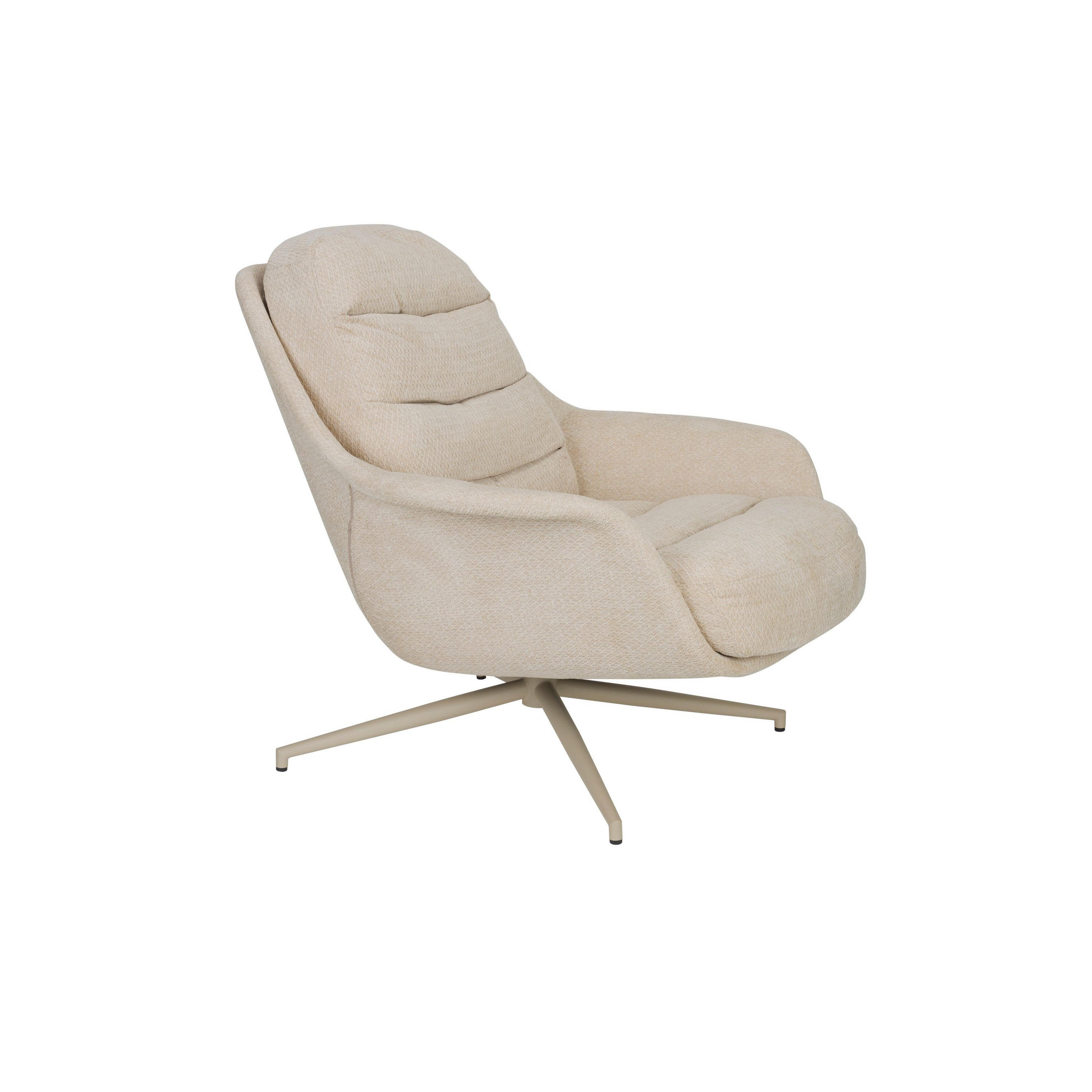 SESSEL Philly - Beige, Holzwerkstoff (87/86/66cm) - Zuiver