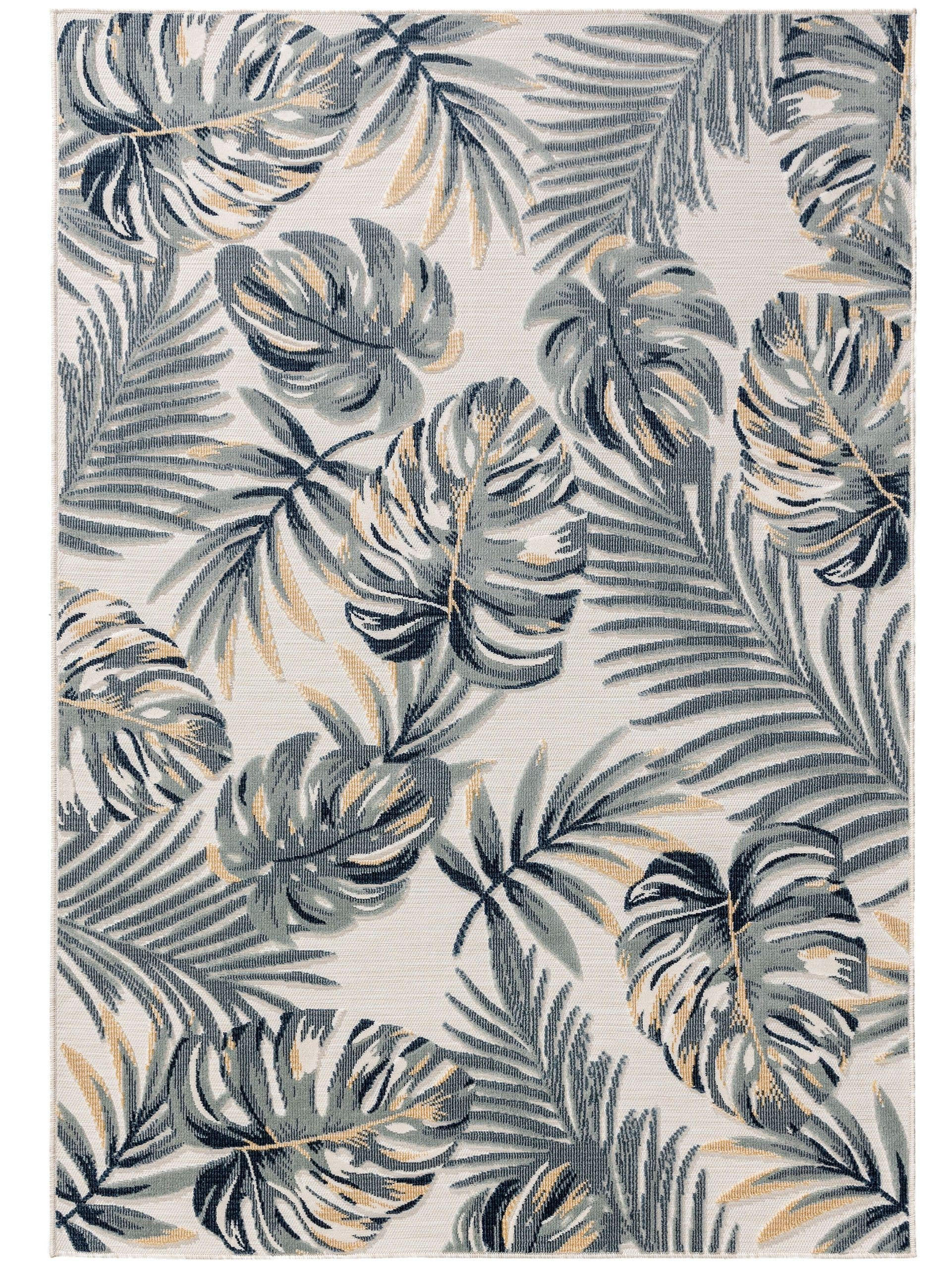 OUTDOORTEPPICH Flora Multicolor 80x150 cm - Creme, Kunststoff (80/150cm) - benuta