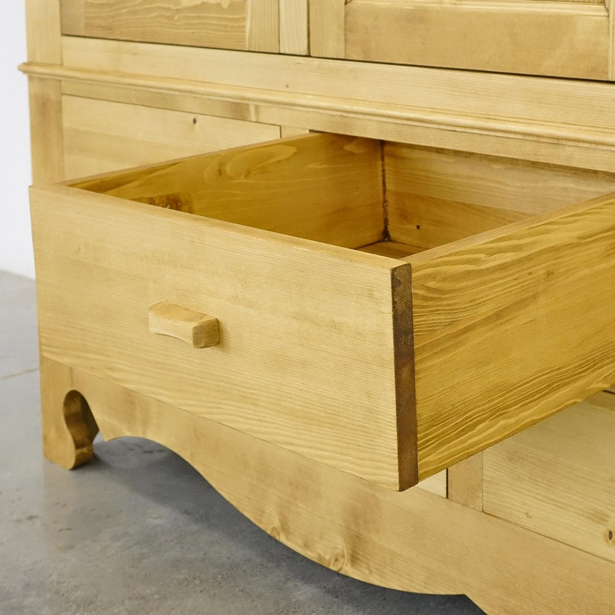 KLEIDERSCHRANK aus Massivholz MEXICANA - Honig, Holz (171/200/55cm) - Seart