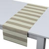 TISCHLÄUFER Quadro, weiß und beige, 40x130 cm - Beige, Textil (40/130cm) - Dekoria