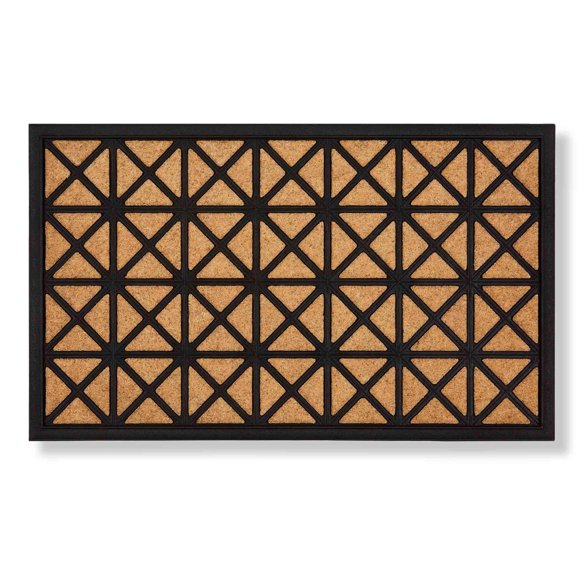 FUSSMATTE FÜR DEN AUßENBEREICH BORDER GRAPHIC - Beige, Textil (45/75cm) - Astra