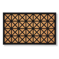 FUSSMATTE FÜR DEN AUßENBEREICH BORDER GRAPHIC - Beige, Textil (45/75cm) - Astra