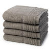 HANDTUCH Vienna Style Supersoft 4er-Set - Grau, Textil (50/100cm) - Vossen