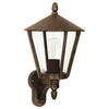 AUSSENLEUCHTE MIT BEWEGUNGSMELDER Braun - Messingfarben/Braun, Metall (13/45/13cm) - click-licht