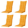 GARTENSTUHLKISSEN Panama 123/50 cm 4er-Set - Gelb, Textil (50/7/123cm) - Madison