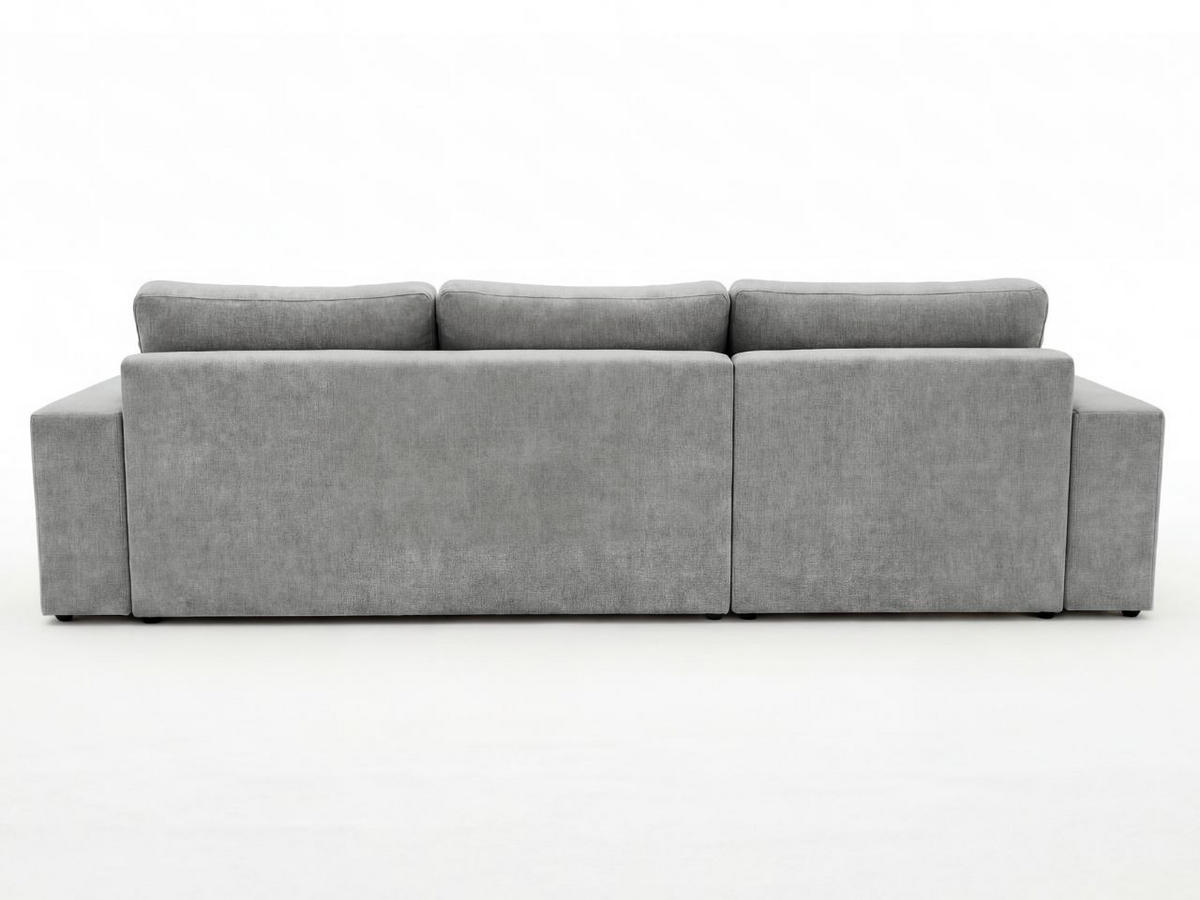 ECKSOFA Nesto Grau Links - Grau, Holz/Textil (260/165cm) - Graingold